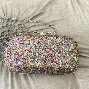 Confetti Glitter Clutch Purse